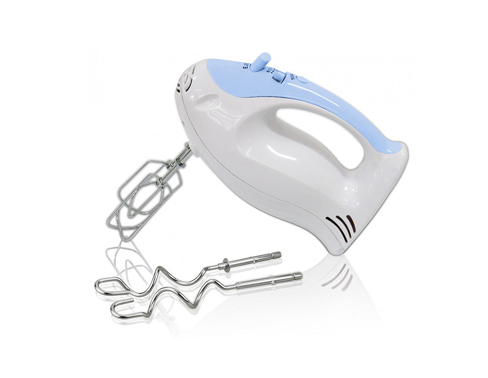 Mixer SAPIR SP 1110 X, 200W, 4 palete, 5 viteze + Turbo, Alb/albastru 