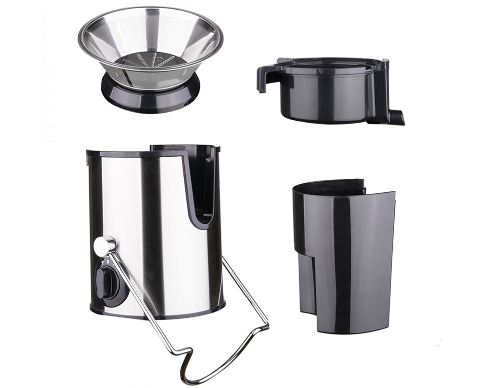 Storcător de fructe și legume SAPIR SP 1160 O, 600W, 450 ml, 2 viteze, Argintiu/negru 