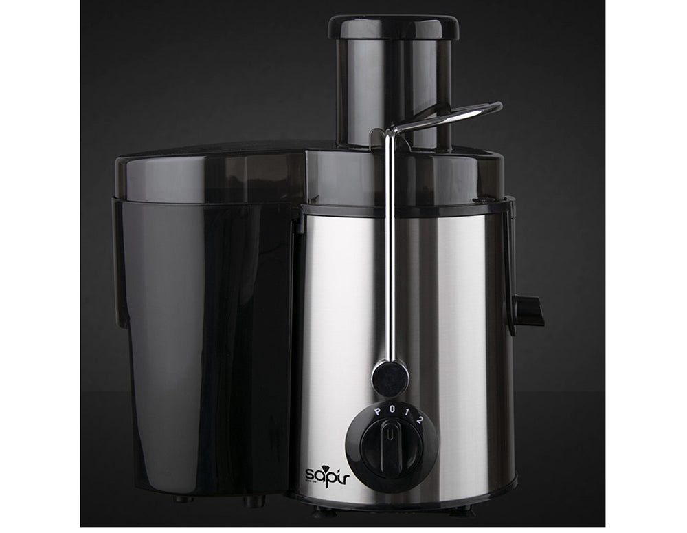 Storcător de fructe și legume SAPIR SP 1160 O, 600W, 450 ml, 2 viteze, Argintiu/negru 