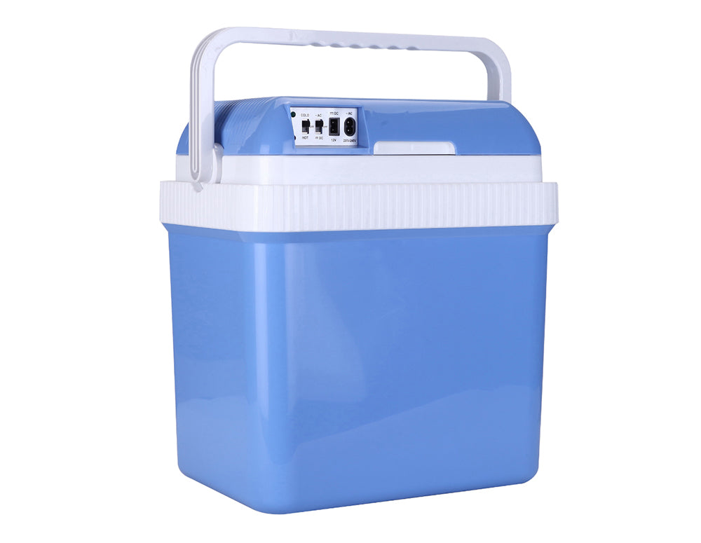 Geantă frigorifică ZEPHYR ZP 1448 A24, 24 litri, 12V DC, Răcire și încălzire, Alimentare dublă, Albastră 