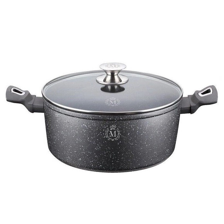 M MK 1023-28 GHIOACĂ 28cm. aluminiu forjat cu strat de marmură 