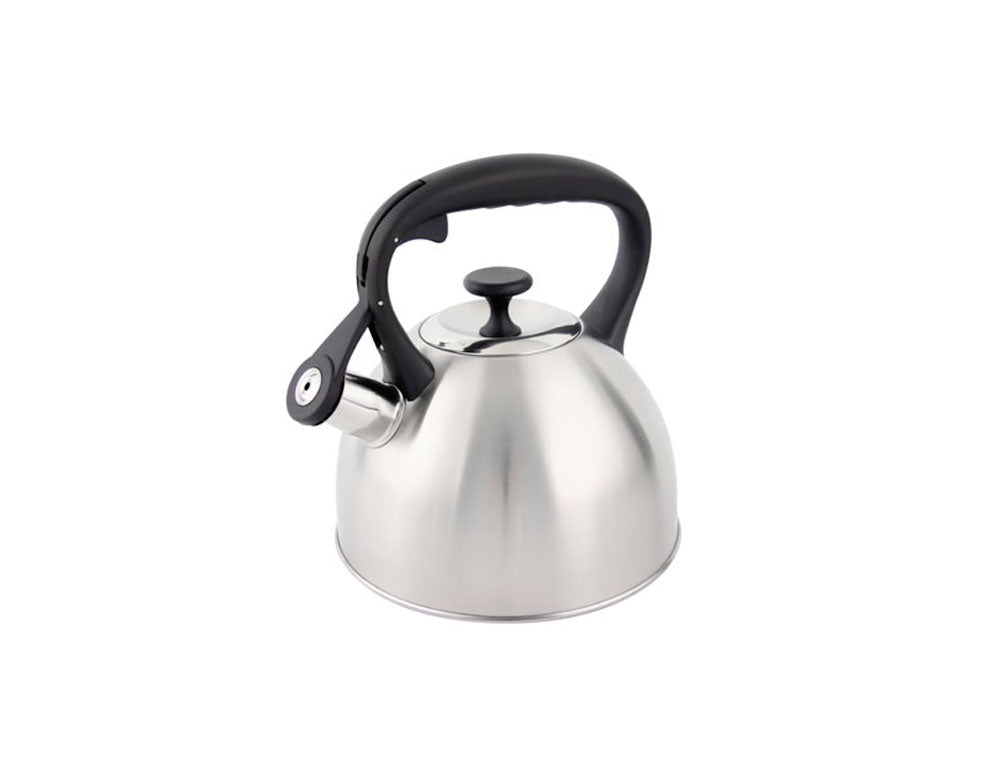 Fierbător cu fluierat Golden Sea GS-04156D, 2,1 litri, oțel inoxidabil, mâner termic, mat 