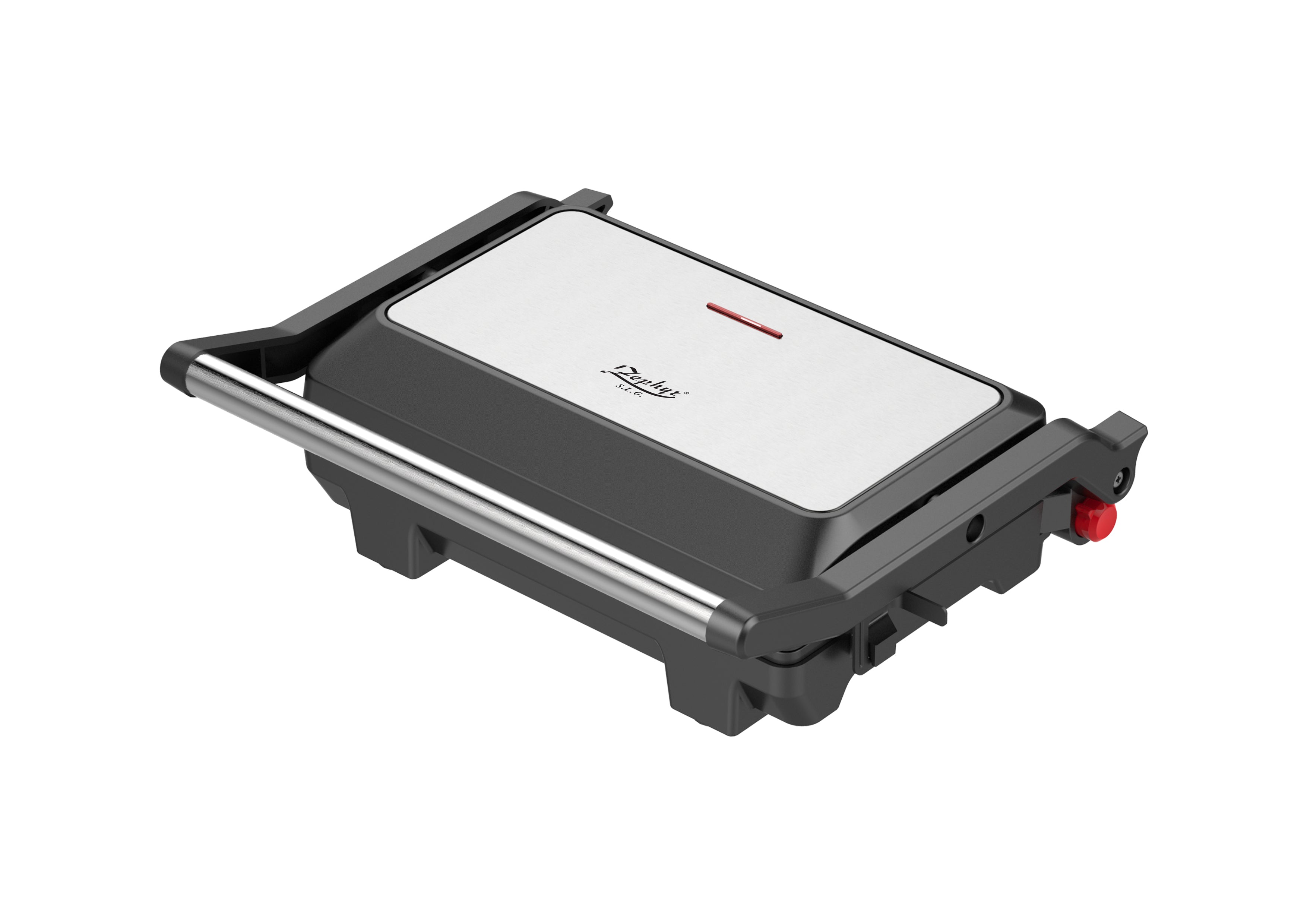 Presă de grătar Zephyr ZP 1442 PM 1000W, strat antiaderent GS Standard